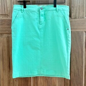 HOLDING HORSES by Anthropologie Mint Skirt